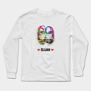 Elijah Baby Name Long Sleeve T-Shirt